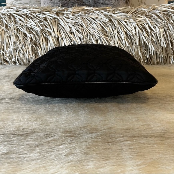 VERA BRADLEY Caviar City Light Tote Shoulder Handbag Black Quilted Microfiber - Picture 10 of 12